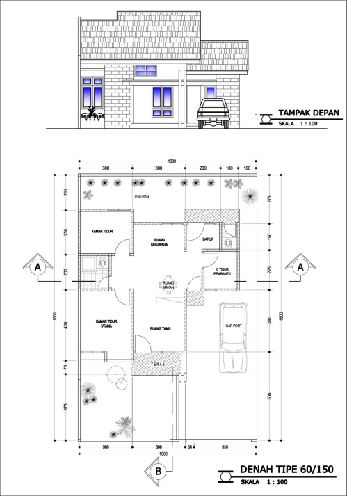 Contoh Desain  Rumah Minimalis Type 27 Rumah minimalisbl0g